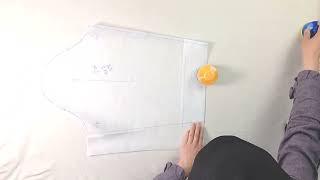 패턴 부직포에 그려내기 부직포 사용법