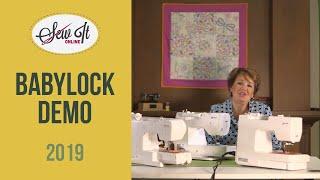 Baby Lock Demo 2019