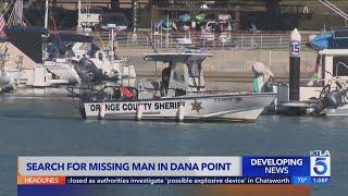 Divers hit the water in search of man last seen at Dana Point Harbor