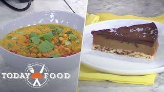 Chickpea curry, chocolate peanut butter tart: Get the recipes!