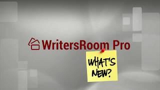 Newest Features in WritersRoom Pro, Ep. 1 (April 26, 2020)