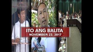 UNTV: Ito Ang Balita (November 23, 2017)