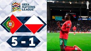 Gol de Rafael Leão | Portugal vs Polonia 5-1 Resumen | Liga de Naciones de la UEFA 2024