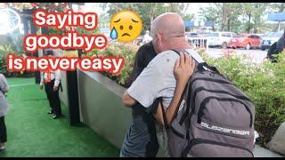 Taking Spence to the airport | A Filipina in the UK