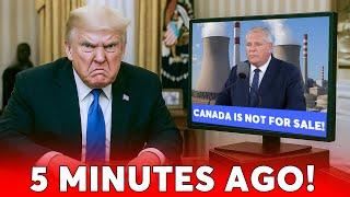 Trump FURIOUS as Canada Threatens to Cut Off Electricity Exports to US After Trump’s %50 Tariff