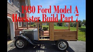 Building a 1930 Ford Model A Huckster Part 7 Building the Wood Body Begins!