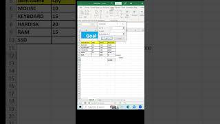 How to use Goal Seek Function in excel  |#excel |#bestvideo