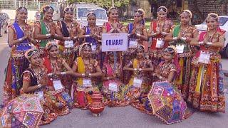 Twisha Vyas and Group performnce on Gujarati Folk Dance at Tirupati Tirumala Brahmotsavm-2019, A. P