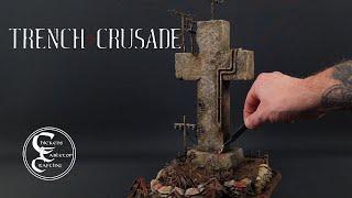 Building terrain for Trench Crusade. "The Cross"