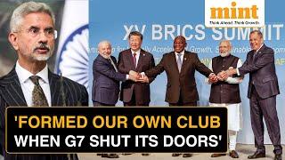 Jaishankar On BRICS vs G7: You Won't Let Anyone Enter G7, We Formed Our Own Club