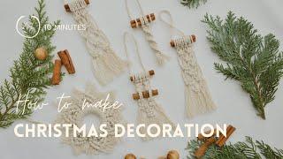 DIY Macrame Christmas decoration