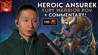 Heroic Queen Ansurek - Fury Warrior PoV + Commentary