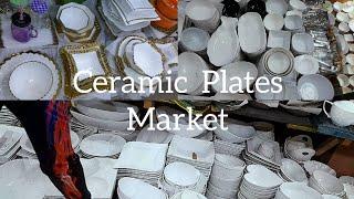 CERAMIC Dinner Plates For Hotels And Regular Use || Best crookery wholesale market in Nigeria 