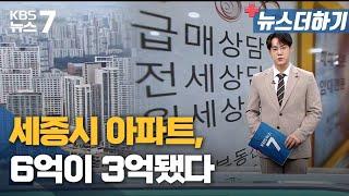 [뉴스더하기] 세종시 아파트, 6억이 3억됐다 / KBS 뉴스7 대전 세종 충남 - 12월 28일 (수)