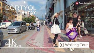 4K Hatay Dörtyol City Center Walking Tour | Türkiye 2024