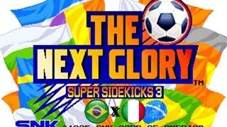 Brasil x Itália - Super Sidekicks 3 - The Next Glory (Neo Geo)