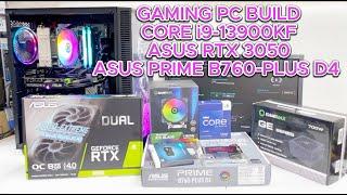 Gaming PC Build i9-13900KF RTX 3050 | ASUS PRIME B760-PLUS D4 | PC assembly tutorial 2024 !!!