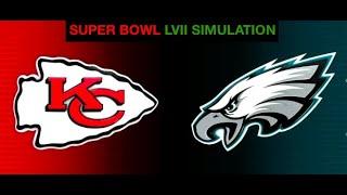 AltSim Sports Super Bowl LVII Simulation - Kansas City Chiefs vs Philadelphia Eagles