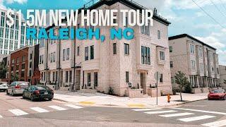 $1.5M Listing Tour | Luxury Townhouse For Sale In Downtown Raleigh, NC