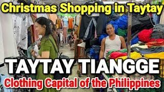 TAYTAY TIANGGE PRICES - Shopping Tour at the Biggest Tiangge Market | PHILIPPINES CLOTHING CAPITAL