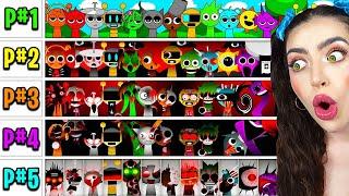 ALL PHASES OF BLACK Incredibox Sprunki! (ALL CHARACTERS TOGETHER - Incredibox Sprunki)