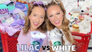 LILAC  VS WHITE ️ TARGET SHOPPING CHALLENGE