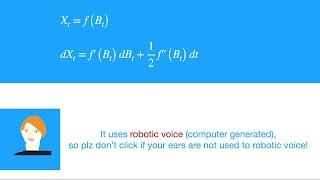 Ito’s lemma, also known as Ito’s formula, or Stochastic chain rule: Proof