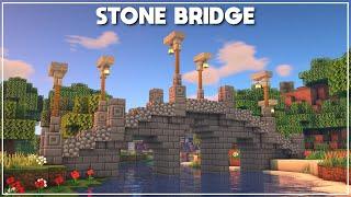 Minecraft: How to Build a Stone Bridge [Tutorial] 2020