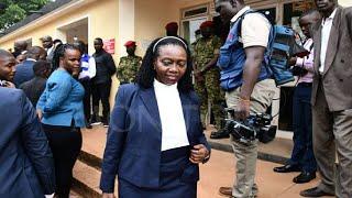 ANGRY MARTHA KARUA AND GEN Z STORMS GIGIRI POLICE STATION DEMANDING RELEASE OF SEN OMUTATTAH