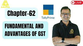 Tally Course in Raipur - Chapter - 62 : fundamental and advantages of GST.