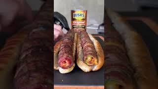 Bacon Wrapped Jalapeño Footlong Hot Dogs  | Grill Nation