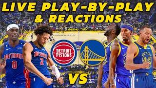 Detroit Pistons vs Golden State Warriors | Live Play-By-Play & Reactions