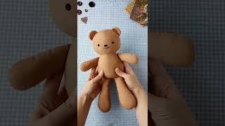 Just finished this bear   #handmade #sewing