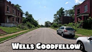 Driving Around St. Louis Hood - "Wells Goodfellow" Neighborhood in 4k Video