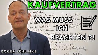 2021 Immobilienkaufvertrag || Was muss bzw. sollte ich beachten?!