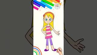 Draw PAW Patrol the Movie Simple | Draw PAW Patrol Katie ‍️#pawpatrol #forkids #drawing #shorts