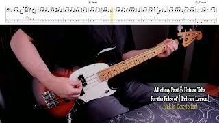 Deep Purple-Hush (Live)-Bass Cover with Tabs-Fender Player II Mustang PJ Bass