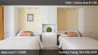 19201 Collins Ave 1105 Sunny Isles Beach FL 33160 - Yavocka Young - Galleria International Realty