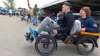 Pony4 recumbent quadricycle Test drive