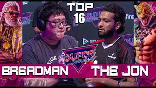 The Jon (King) vs Breadman (Leroy) Top 16 - ATL Super Tournament 2024 | Tekken 8