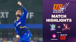 Noida Kings vs Meerut Mavericks | UPT20 Highlights | JioCinema & Sports18