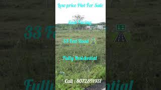 Low price Plot For sale In Guduvanchery #home #land #villa #plot #omr #ecr #gst #investment #srm