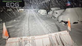 ️Plowing 1 Meter Fresh snow in the Alps️Winter service in Tyrol #asmr