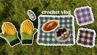 crochet vlogㅣA homebody's daily routine of eating, sleeping, and crocheting