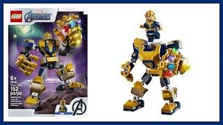 Lego Marvel 76141 | Thanos Mech | Unboxing and Stop Motion Speedbuild for Collectors