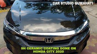 9H ceramic coating /2020 HONDA CITY/ CAR STUDIO GUWAHATI