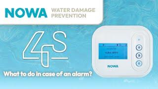 NOWA 4S - What to do in case of an alarm?