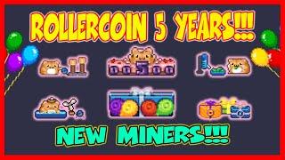 Exciting sale – “RollerCoin 5 Years”  A sale of an incredibly powerful