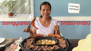 SAMGYUPSAL AND SHABU SHABU IN THE HOUSE | Hazel's Diary