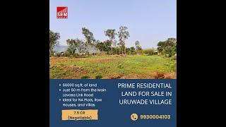 Buy Residential Land I 66000 sqft I Urawade I #shorts #landforsale